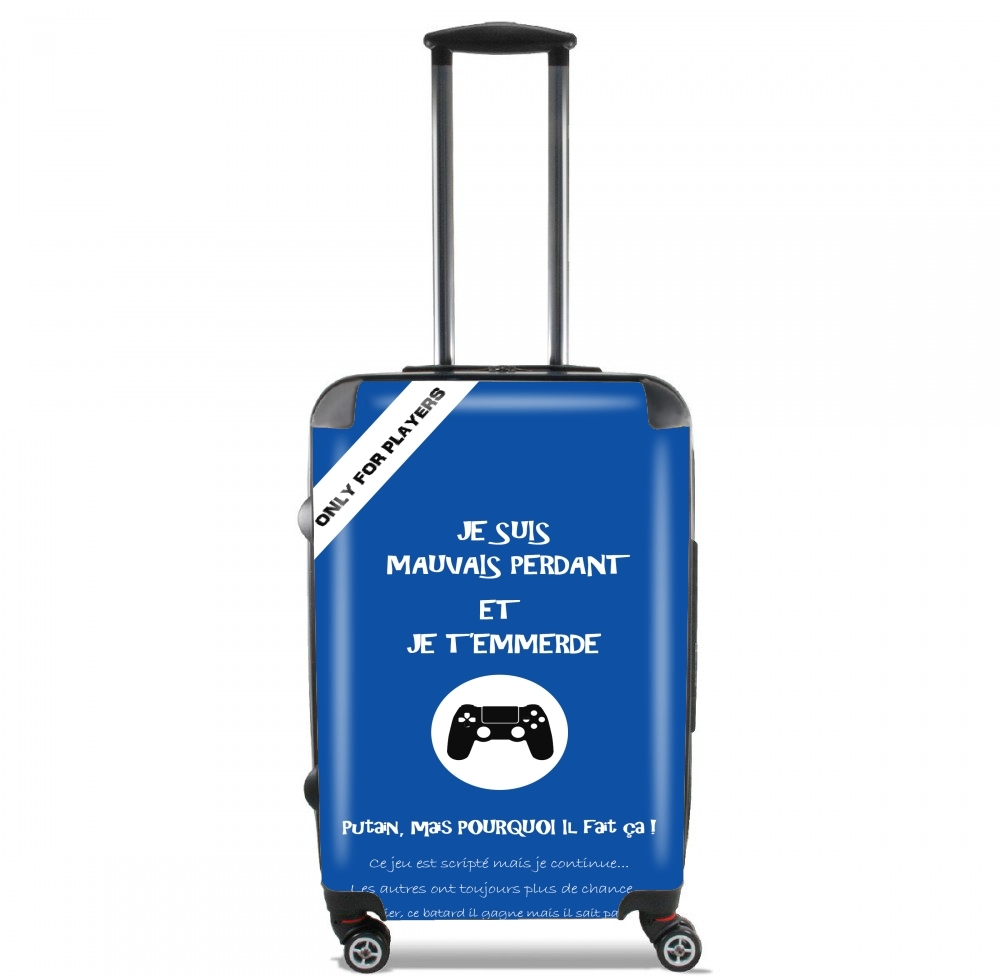 Mauvais perdant - Bleu Playstation für Kabinengröße Koffer