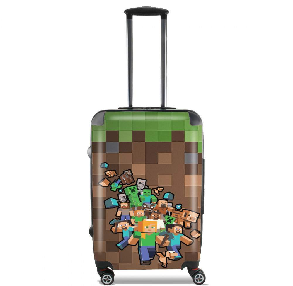 Minecraft Creeper Forest für Kabinengröße Koffer