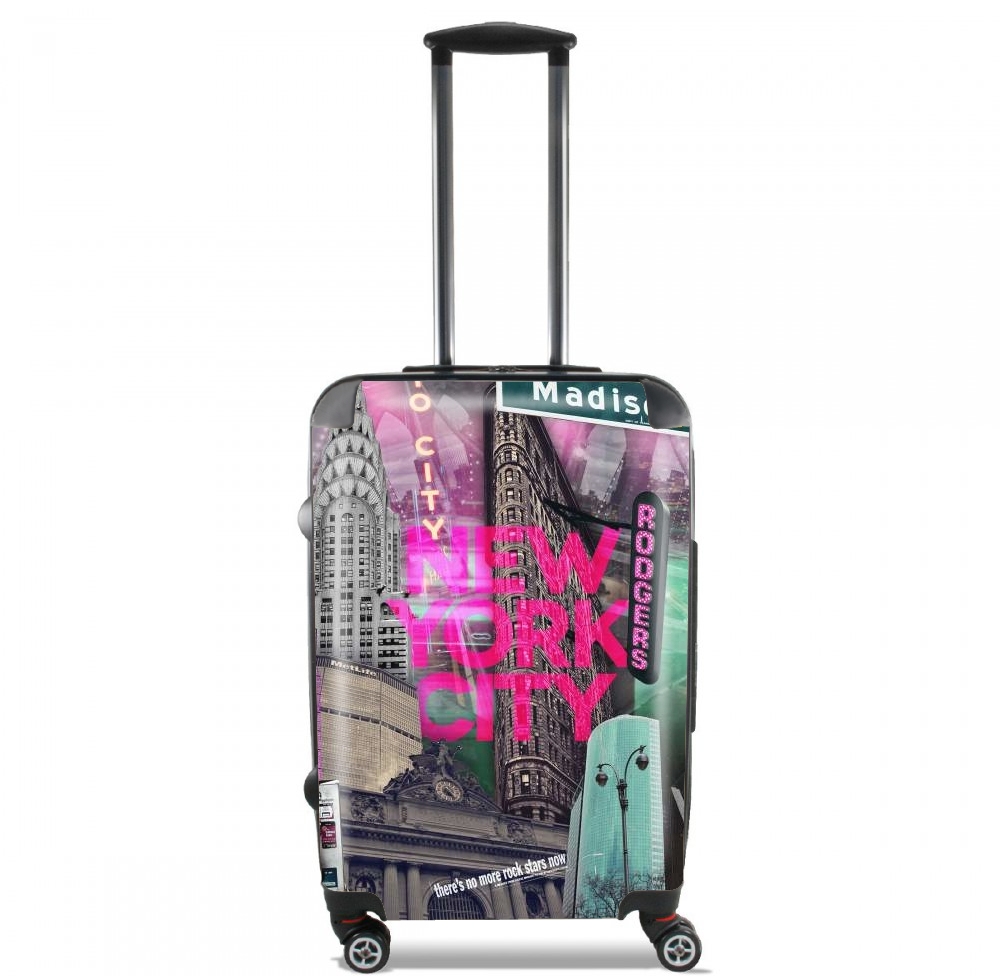 New York City II [pink] für Kabinengröße Koffer