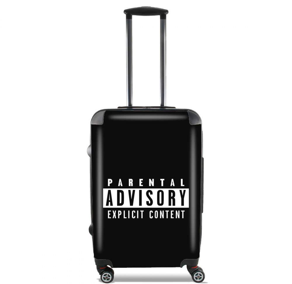 Parental Advisory Explicit Content für Kabinengröße Koffer