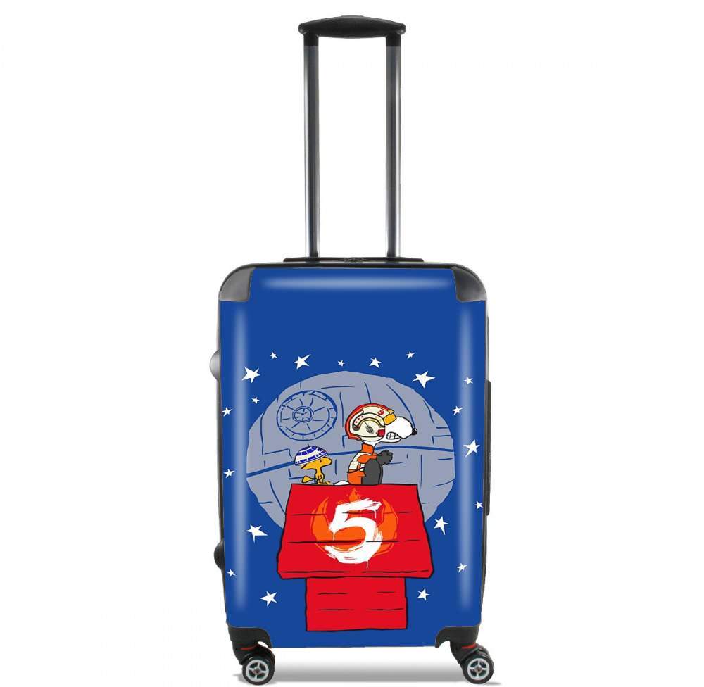 Peanut Snoopy x StarWars für Kabinengröße Koffer