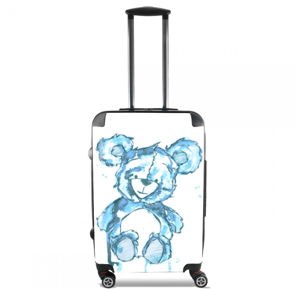 Teddy Bear blau für Kabinengröße Koffer