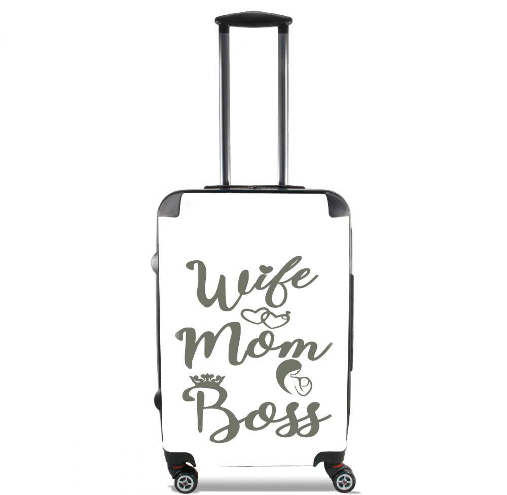 Wife Mom Boss für Kabinengröße Koffer